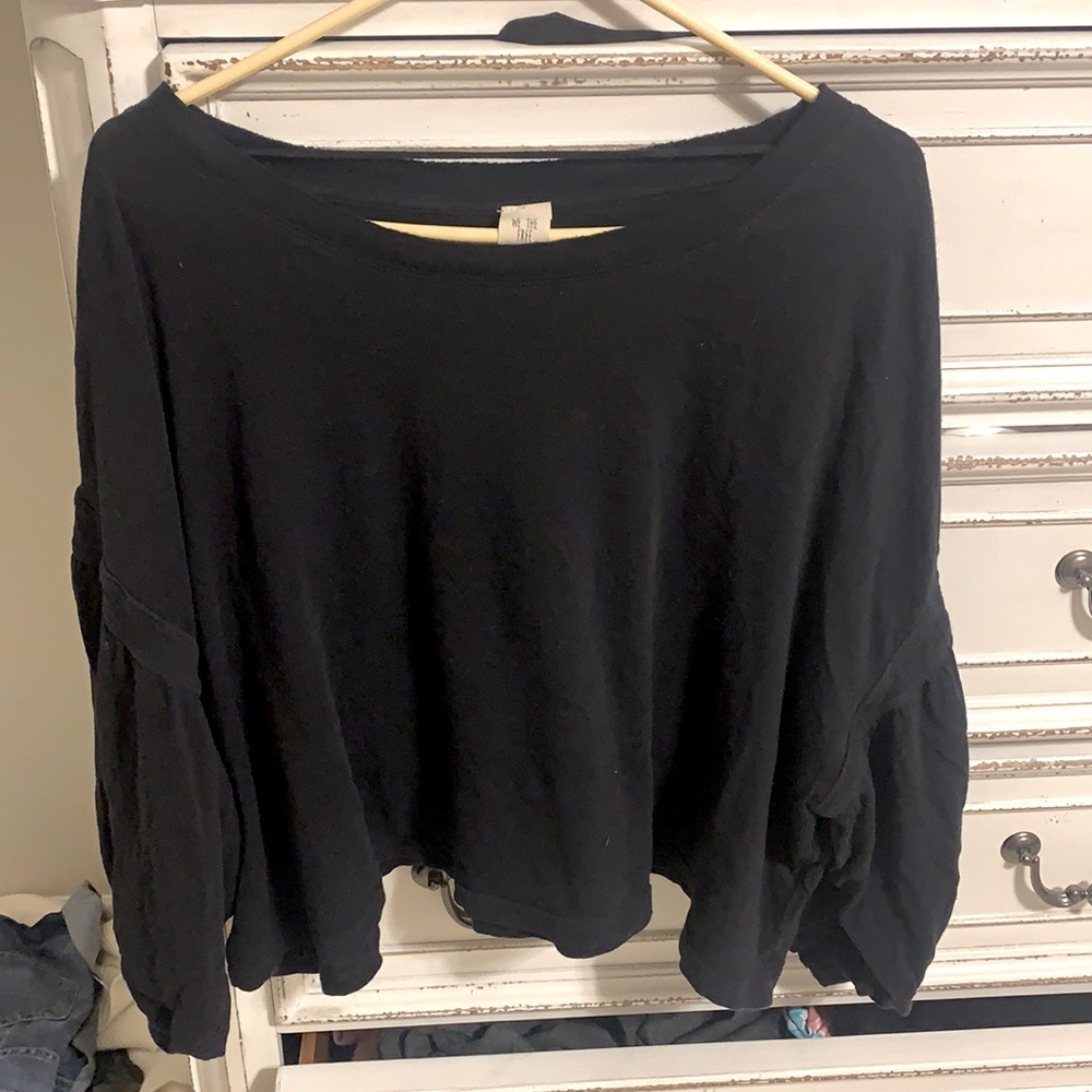 Free People Black Shirt